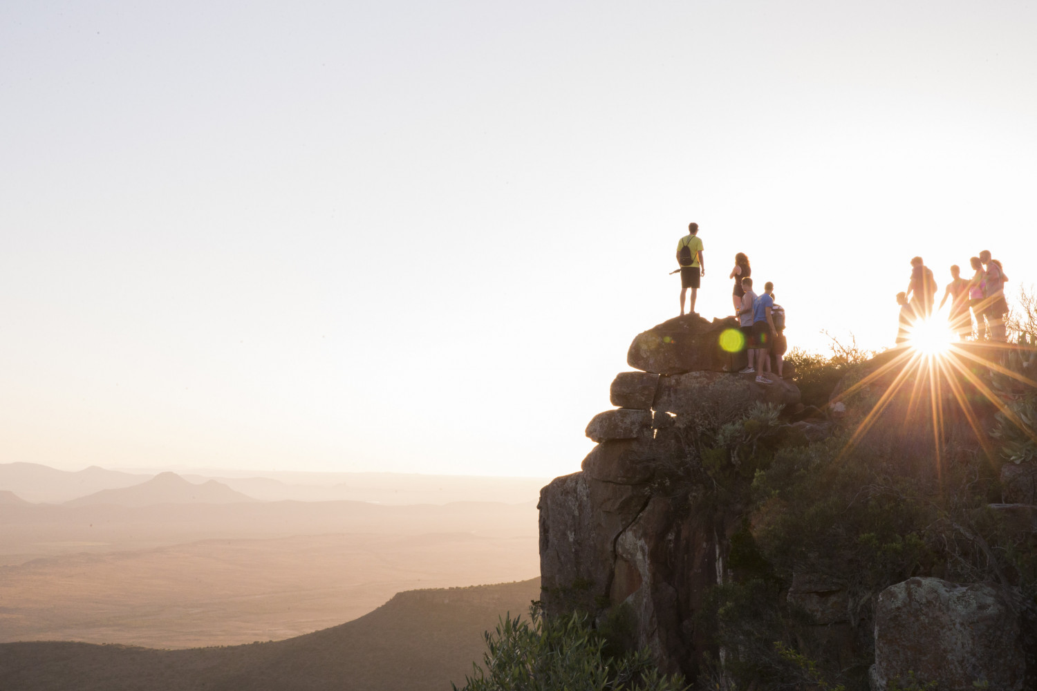 Students take in the views during a J-Term study tour to South Africa.