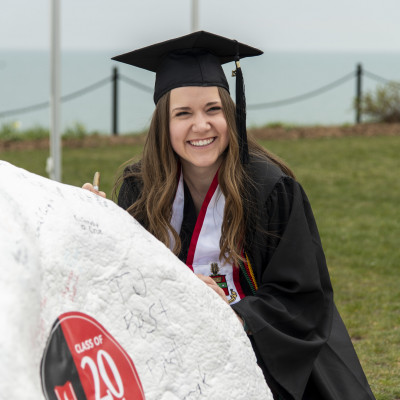 Kissing Rock has been a part of the Carthage campus since 1913.