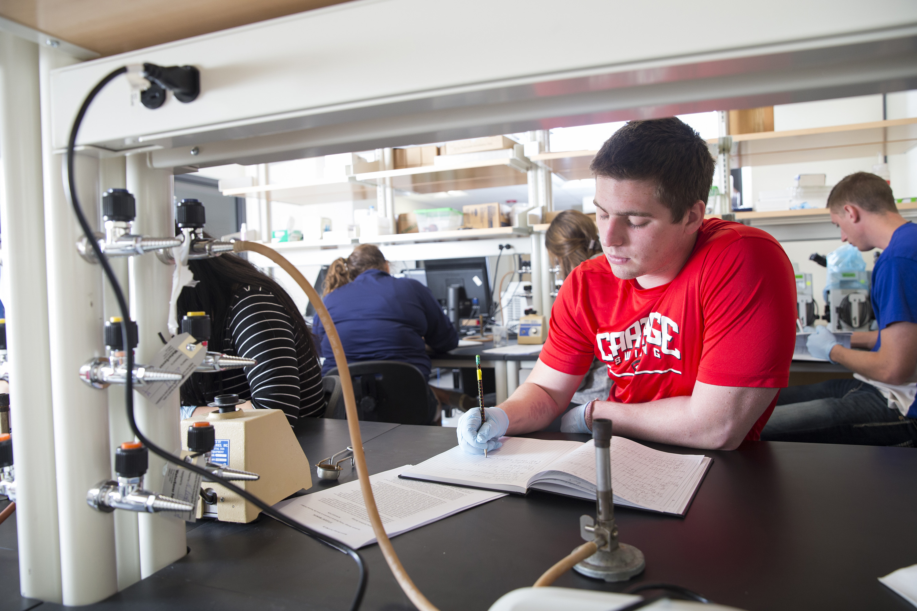 Early and often in their time at Carthage, students are challenged to perform original study unde...