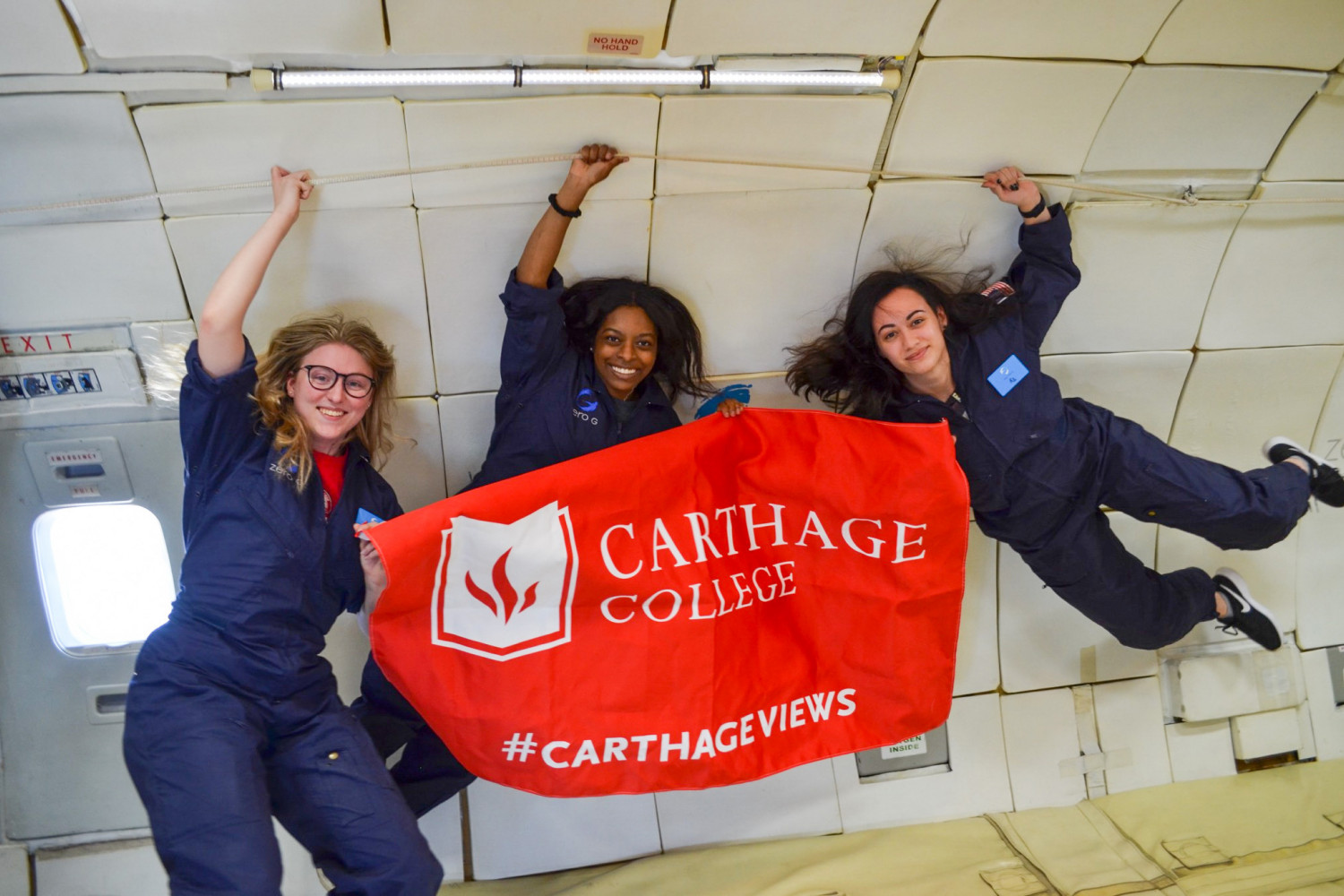 Carthage is known for its long relationship with NASA. Carthage students have been selected to do microgravity research aboard NASA's zer...
