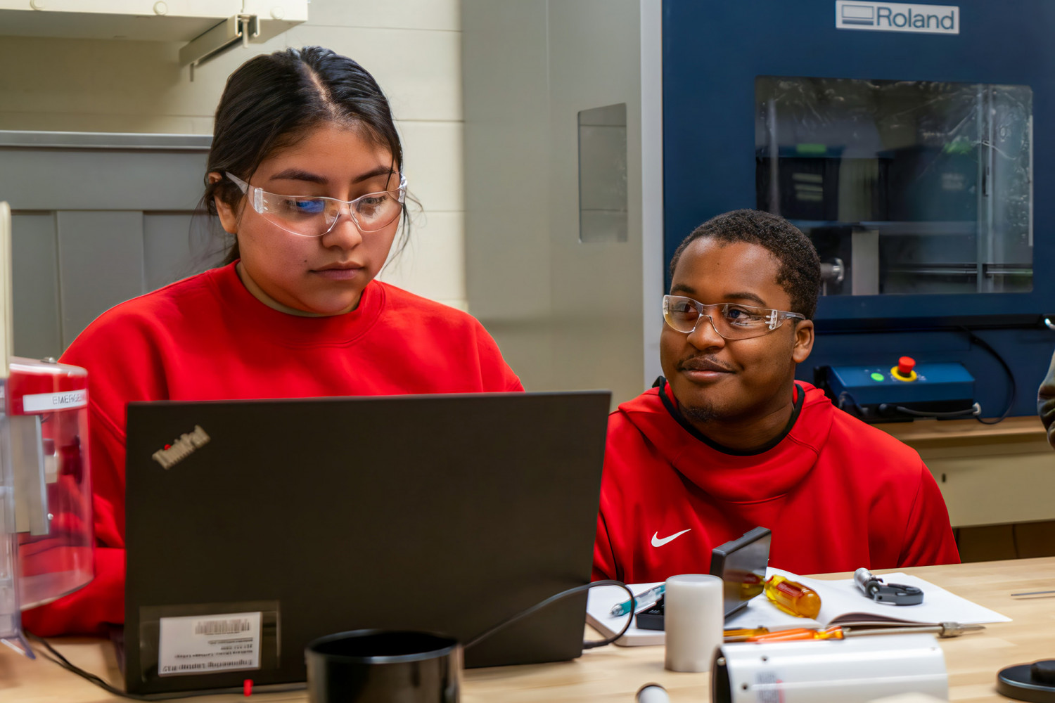 Project-based learning is an important component of many Carthage classes.