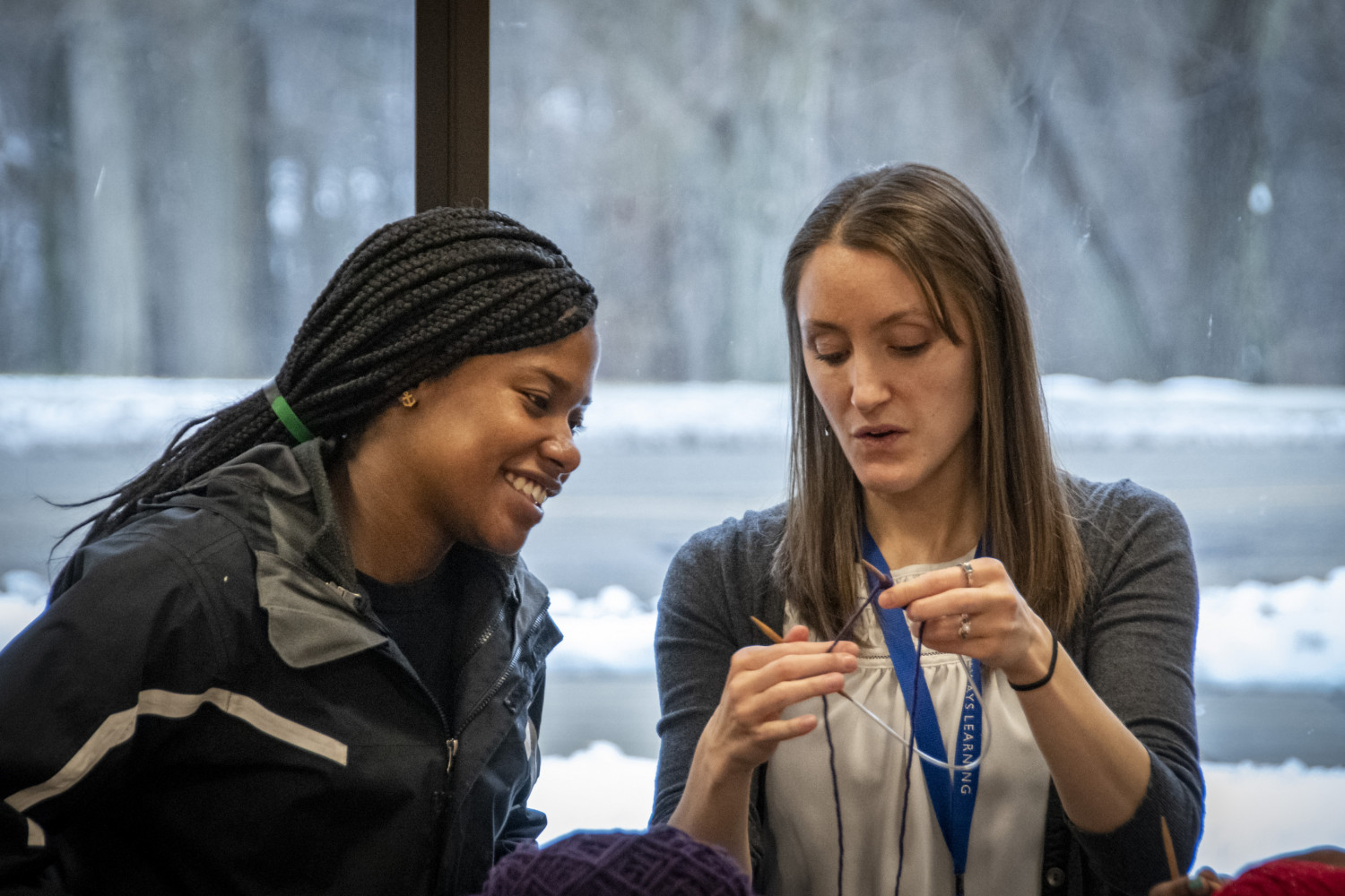 Mathematics professor Sara Jensen is known for her course showing the connection between math and knittiing.