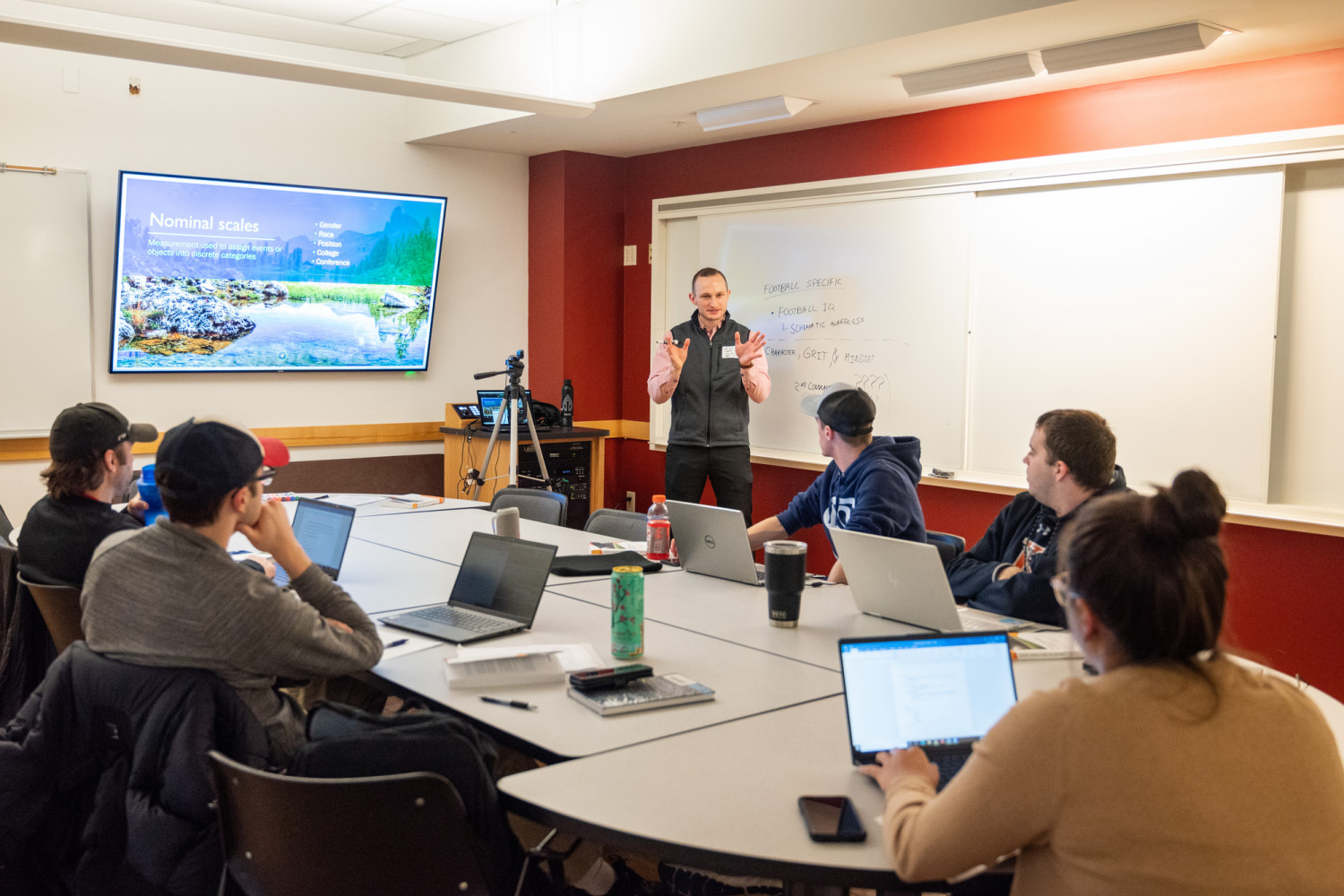 Professor Carter Rockhill (management, marketing, and Master of Business — Design and Innovation and Sports Management)