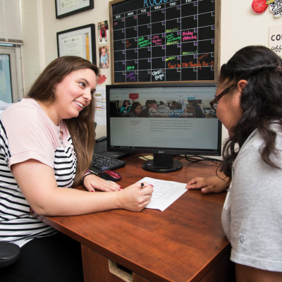 Every Carthage student has three advisors: An academic advisor, a Student Success advisor, and a Career Specialist.