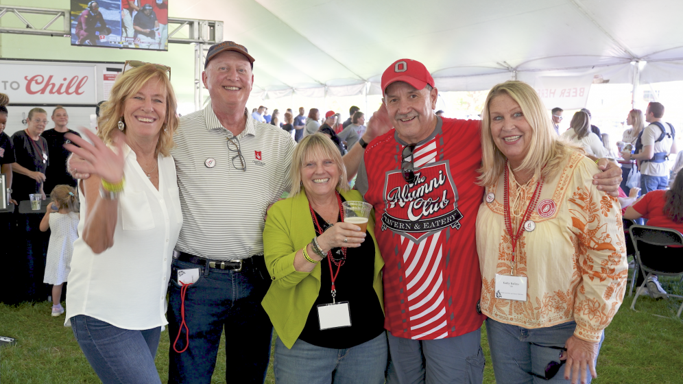 2025 Homecoming 006 Alumni enjoyed food and drinks at the Firebird Fanfest.