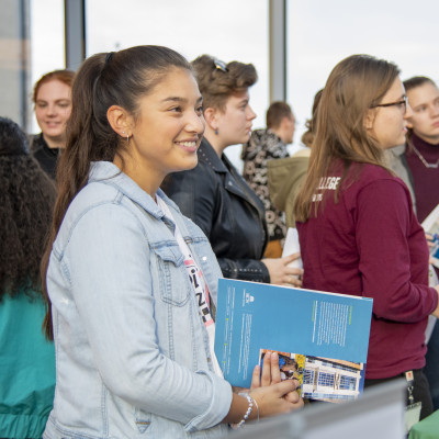 Carthage students learn about opportunities in the health fields at the annual Pre-Health Fair.