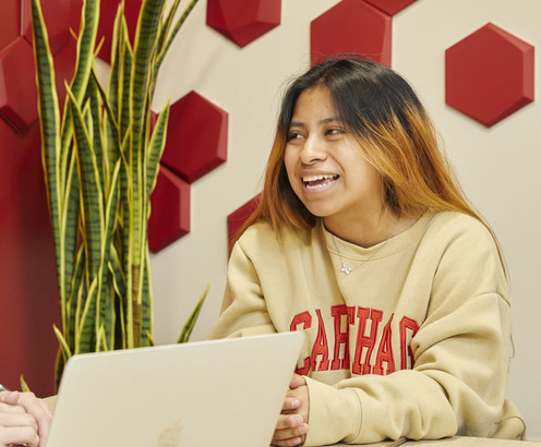 A student at The Aspire Center.