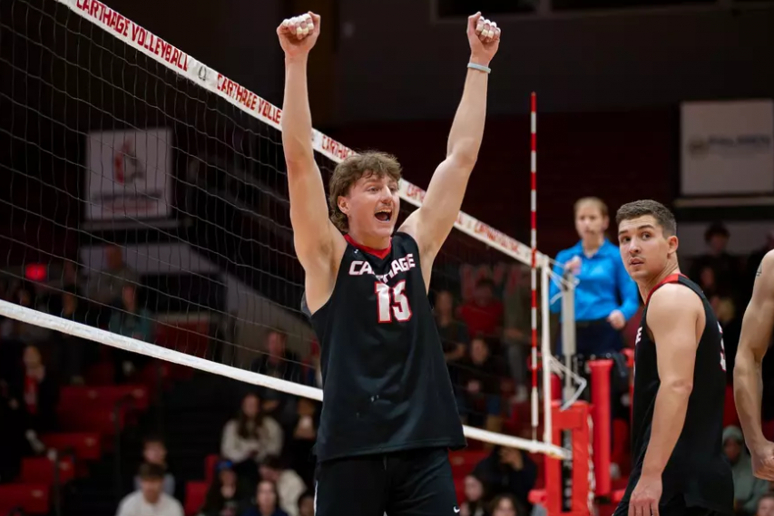 Carthage volleyball player