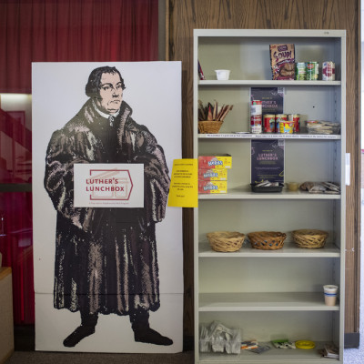 Luther's Lunchbox is a grab-and-go supplementary meal program for students in A. F. Siebert Chapel.