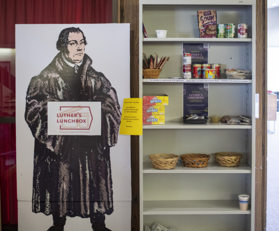 Luther's Lunchbox is a grab-and-go supplementary meal program for students in A. F. Siebert Chapel.