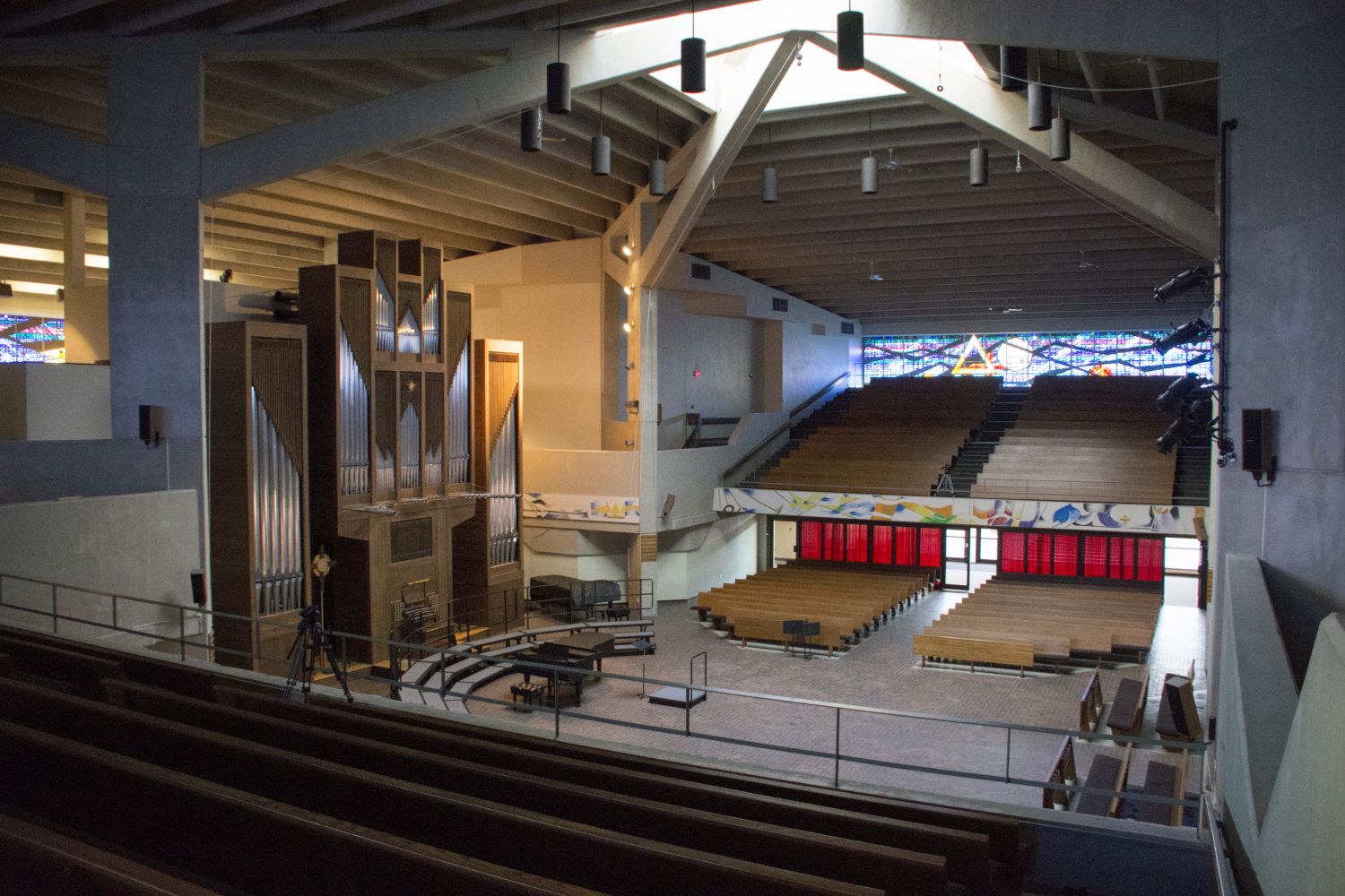 A.F. Siebert Chapel is located in the center of campus, it is the primary space in which the Carthage community assembles for worship, co...