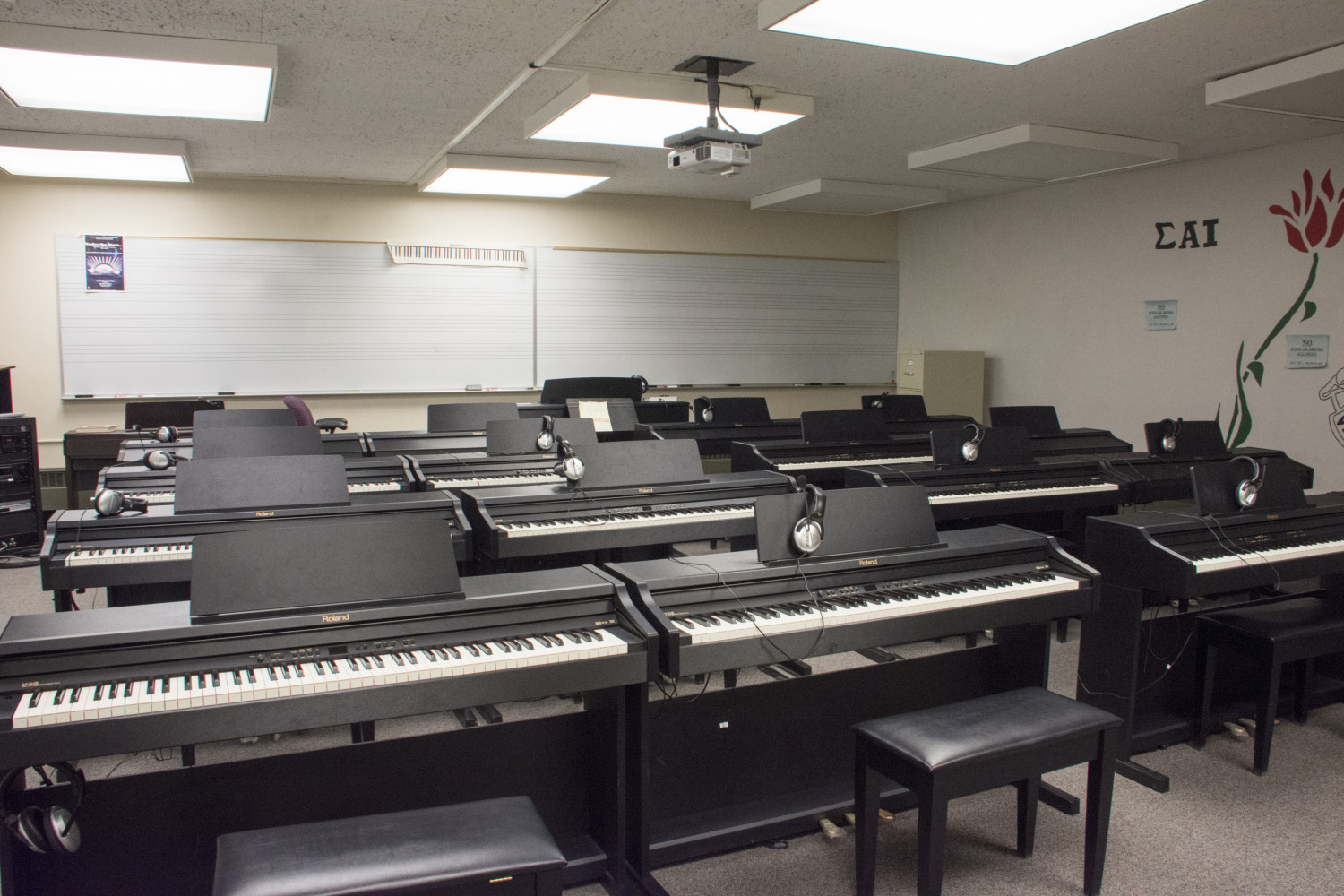 Carthage has two large ensemble rehearsal rooms for the vocal and instrumental music programs as well as a plethora of individual practic...