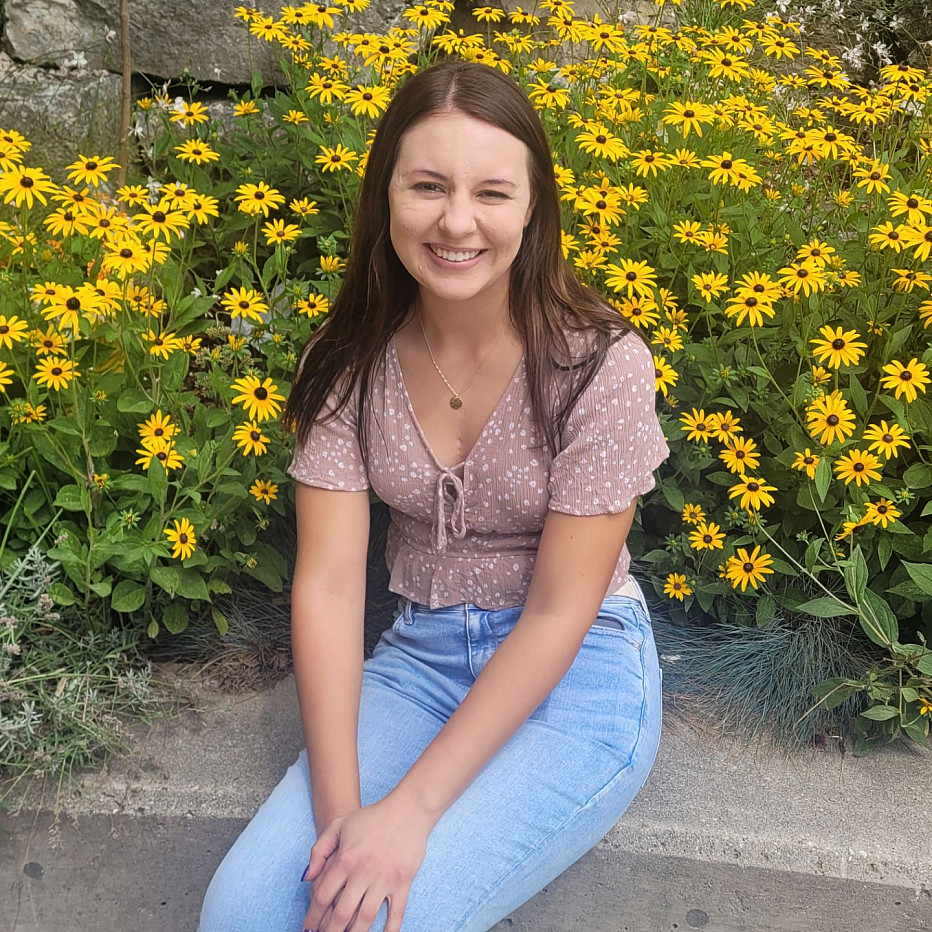 Carthage graduate Amber Janke posed for a photo