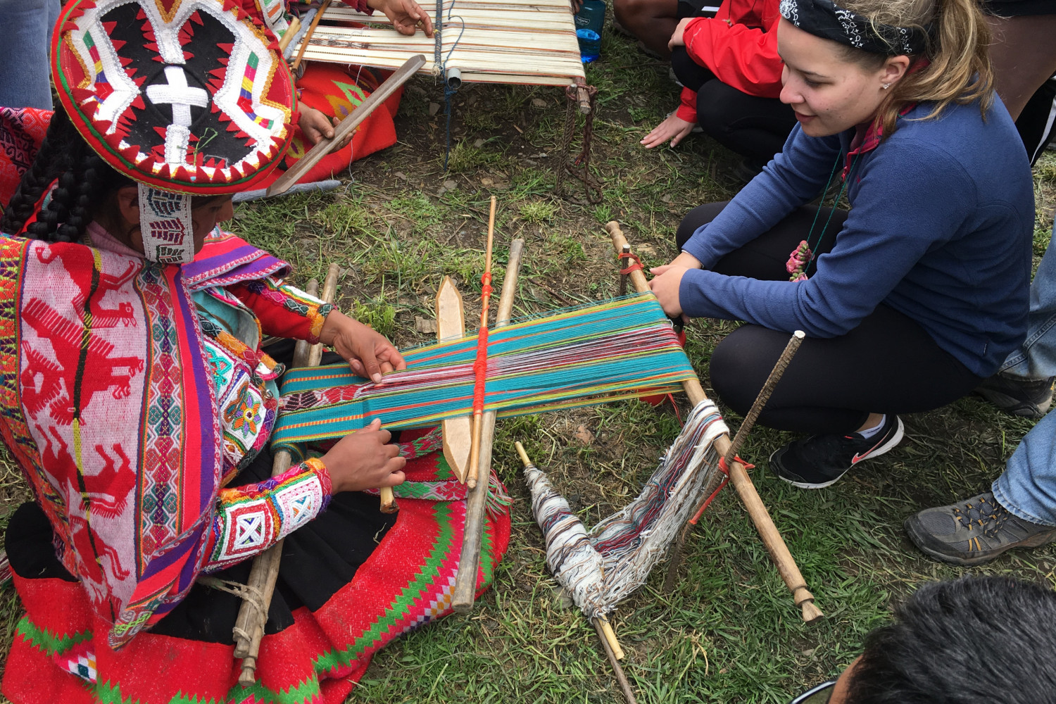 A Carthage student in Peru.