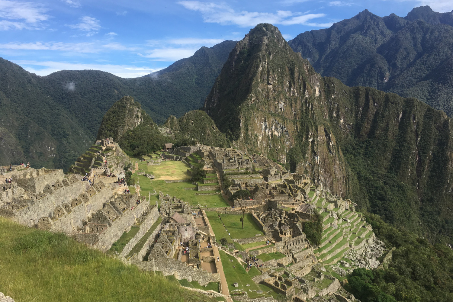 Machu Picchu in Peru, taken by a Carthage student.