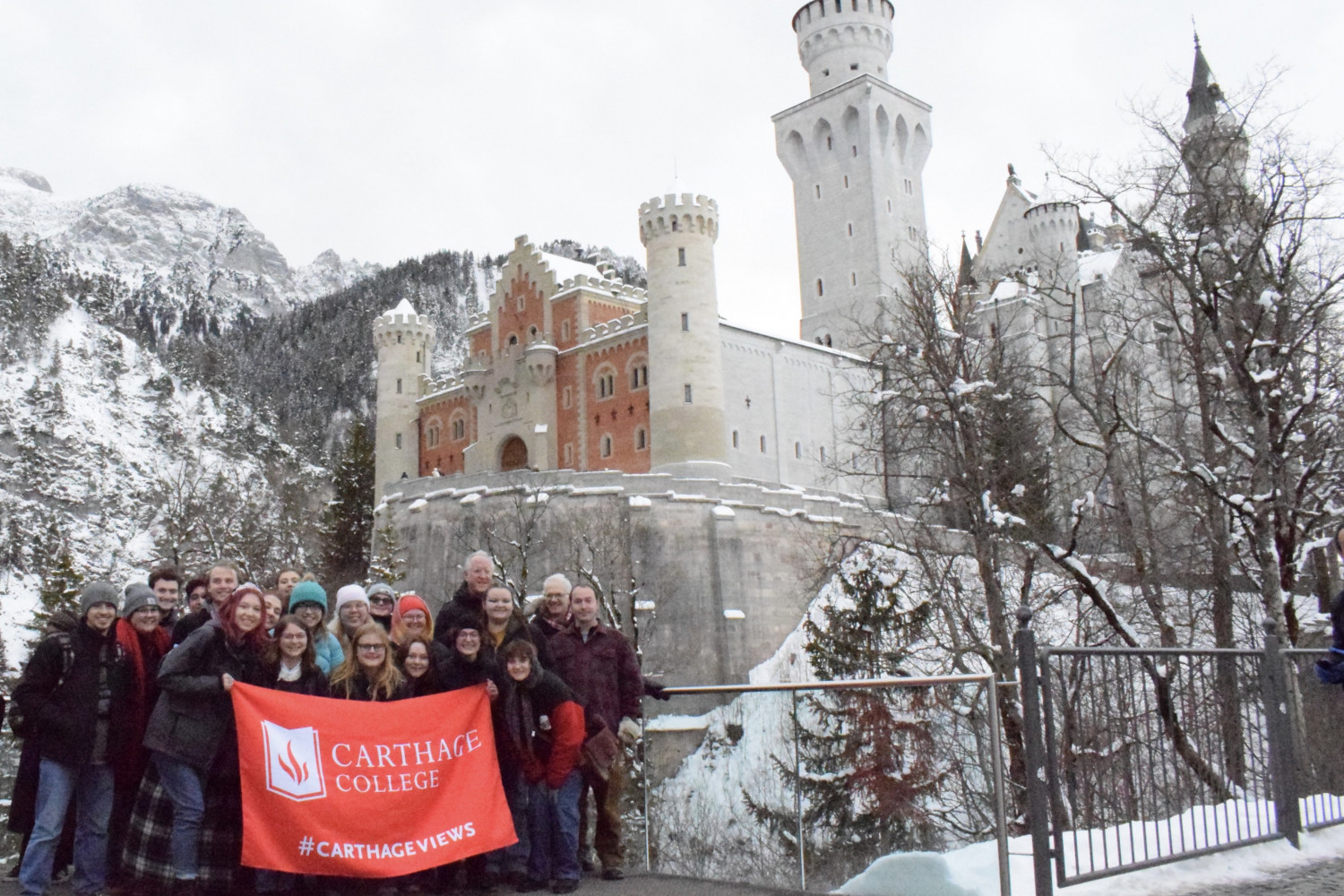 Students and faculty on the J-Term study tour to Germany.