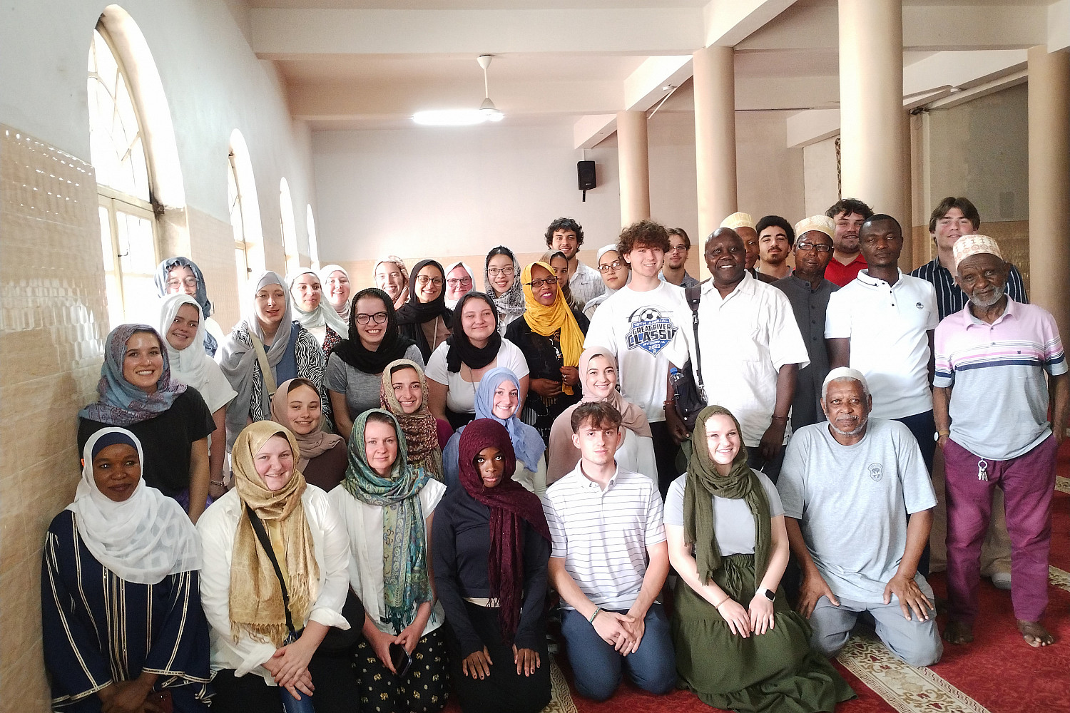 Students have the opportunity to visit contemporary sites — including a Christian church, a Muslim mosque, and a Hindu temple.