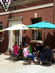 Scoops Ice Cream in downtown Kenosha