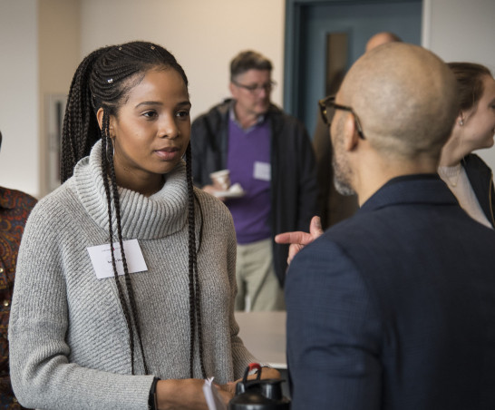 Randall Tucker, chief inclusion officer for Mastercard, spoke at Carthage about why diversity and inclusion matter in the workplace.