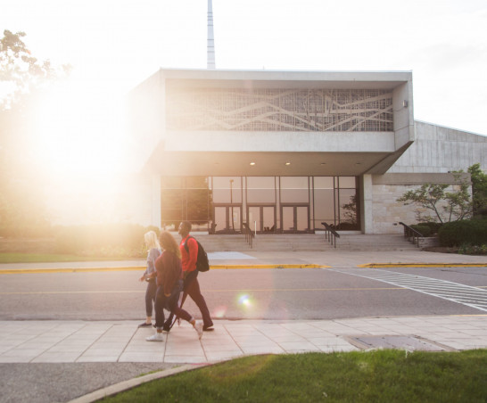 Siebert Chapel in sunset