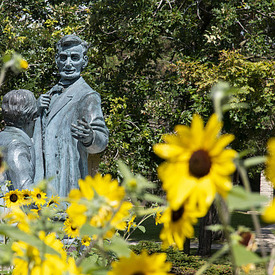 A Learning Moment, in Carthage College's Sesquicentennial Plaza.