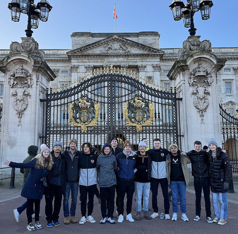 Students traveled to London, England for sports journalism the study tour.