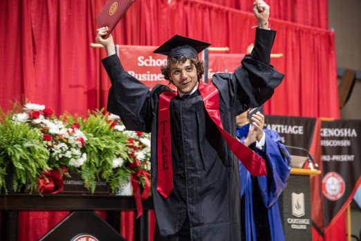 More than 600 new and impending Carthage graduates took part in Commencement weekend May 26-28.
